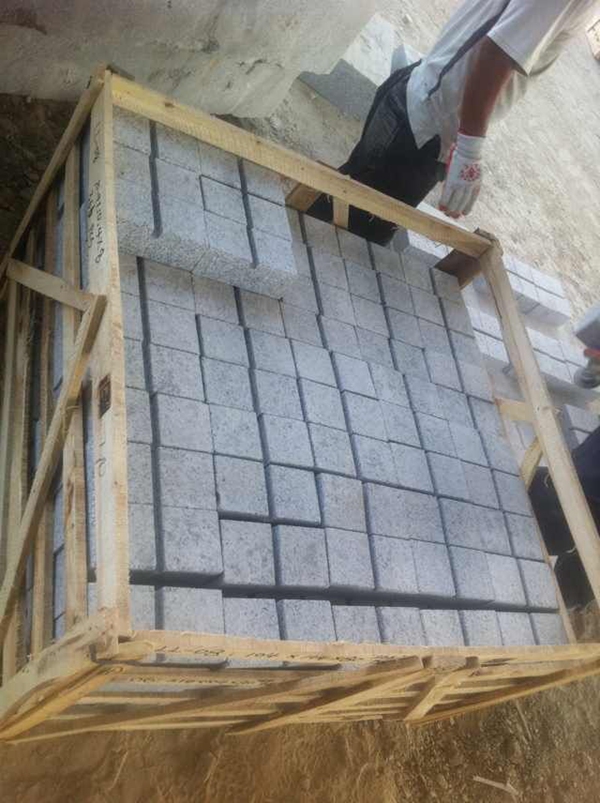 paving stone and steps