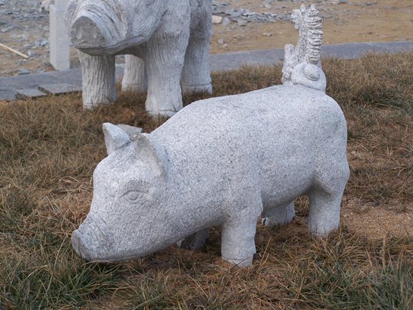 stone sculptures